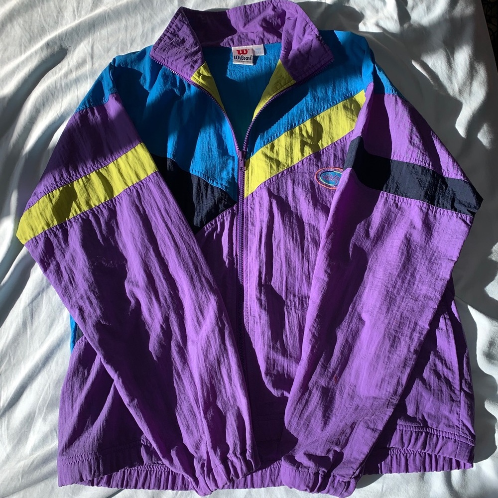 Wilson Vintage Windbreaker Tennis Jacket